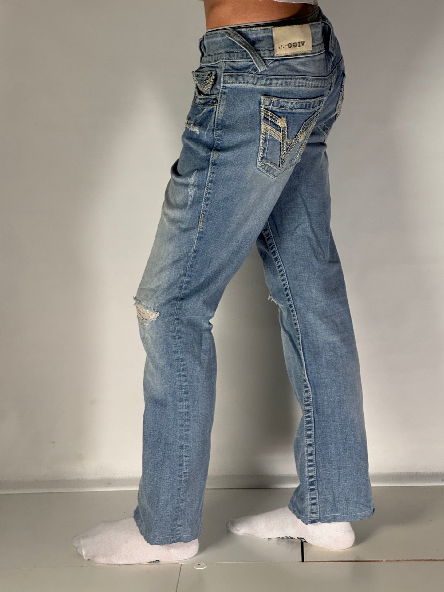 Lågmidjade jeans stl: S