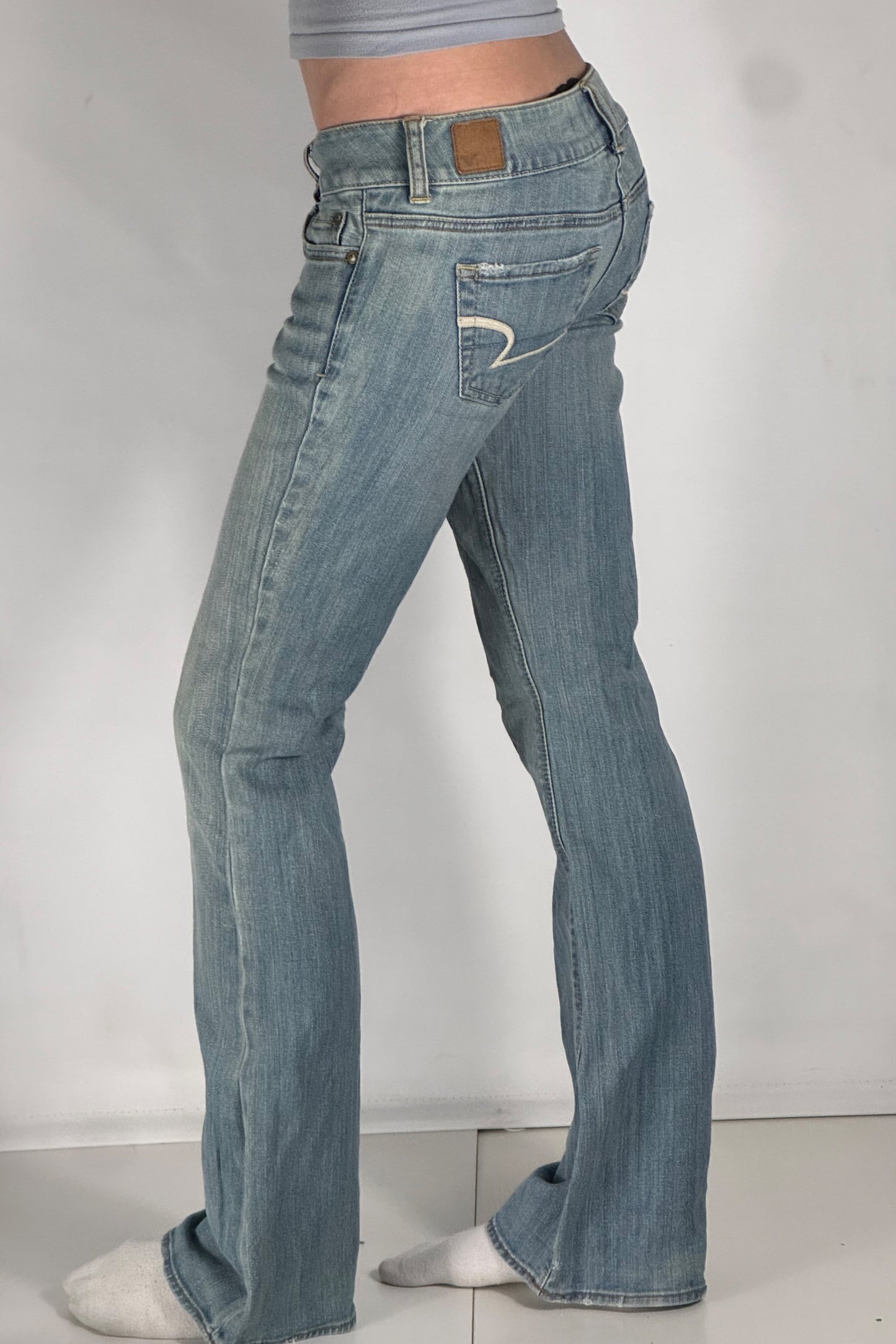Lågmidjade jeans stl: XS