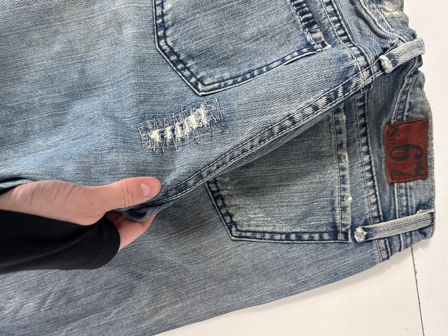 Lavlivede jeans str: XS