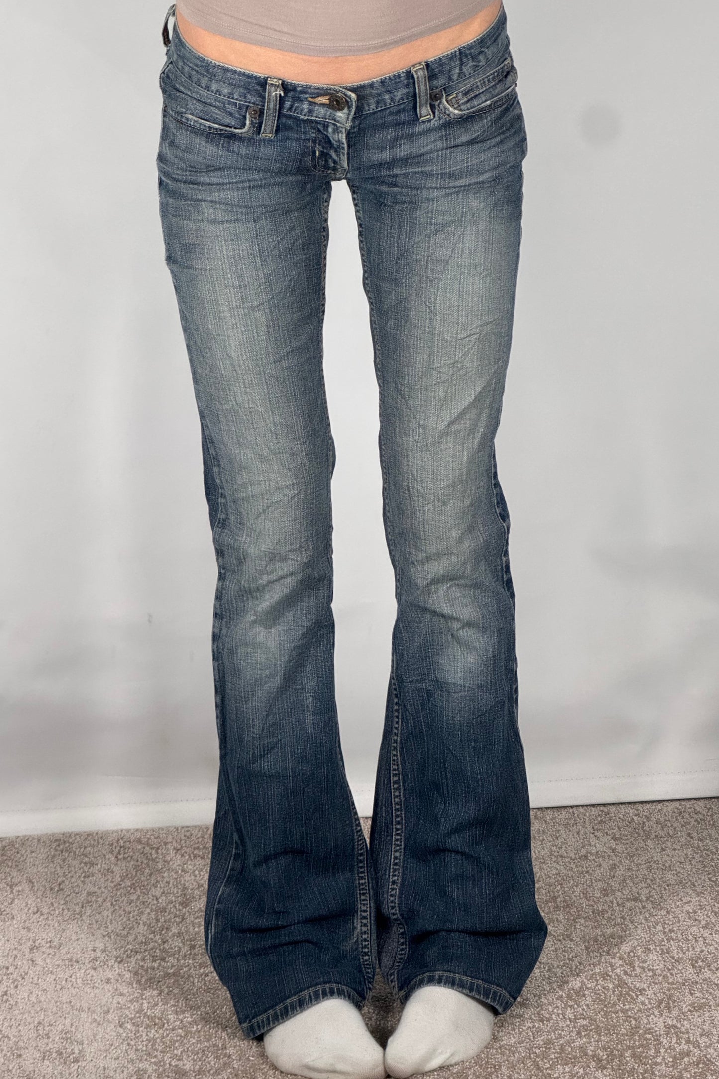 Lågmidjade jeans stl: S