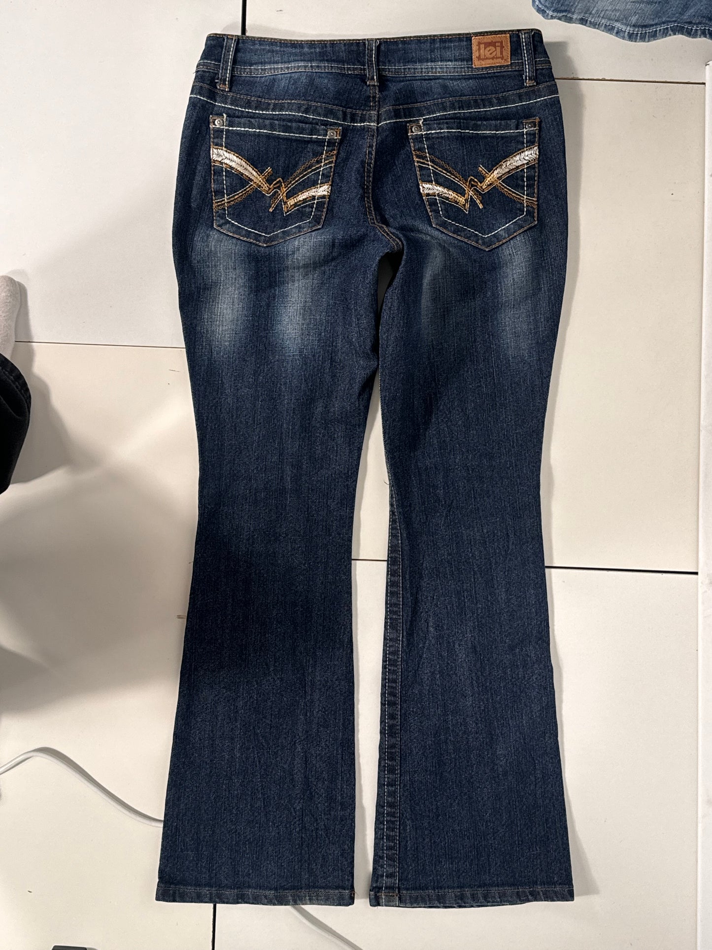 Lavtaljede jeans str: S