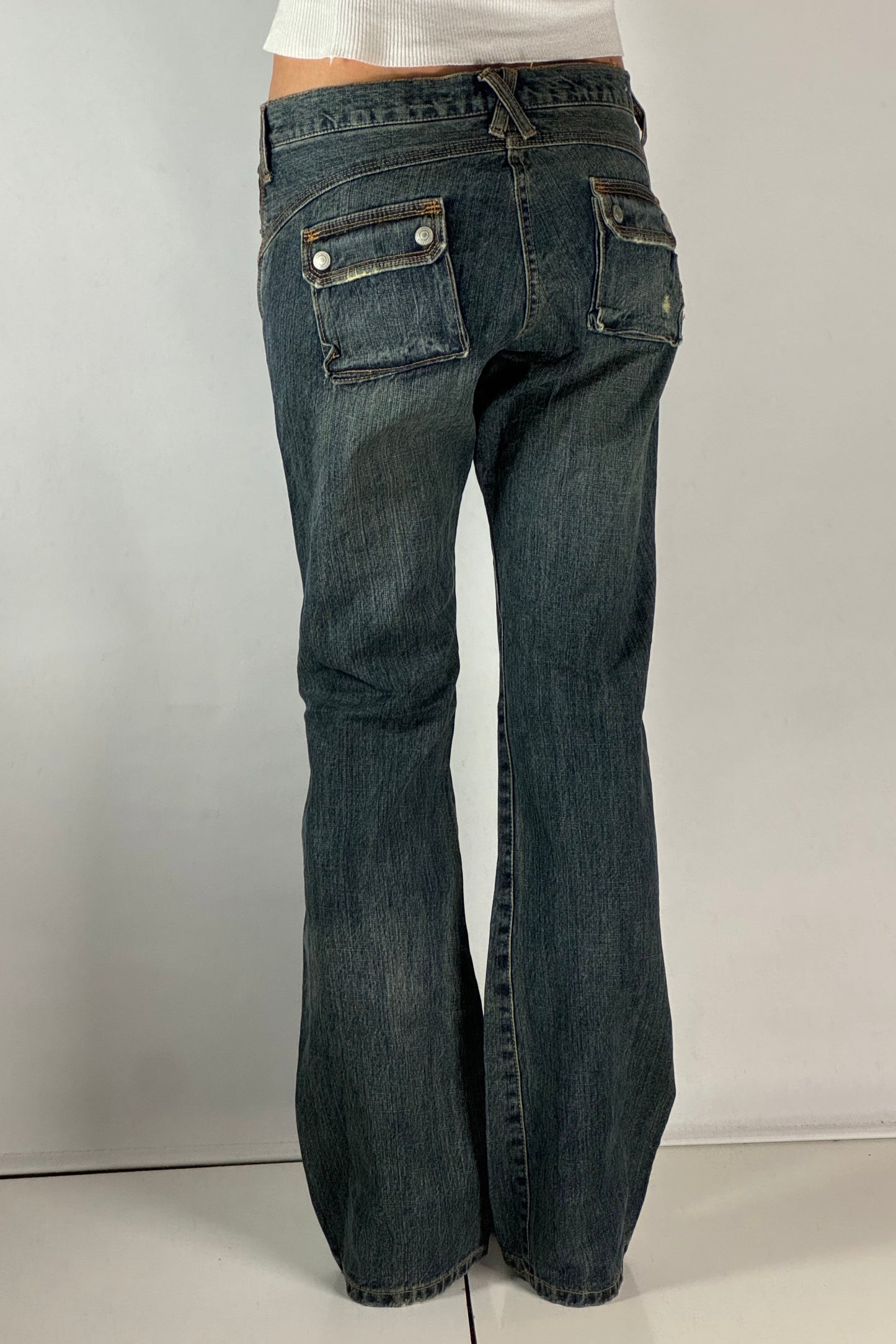 Lågmidjade jeans stl: S