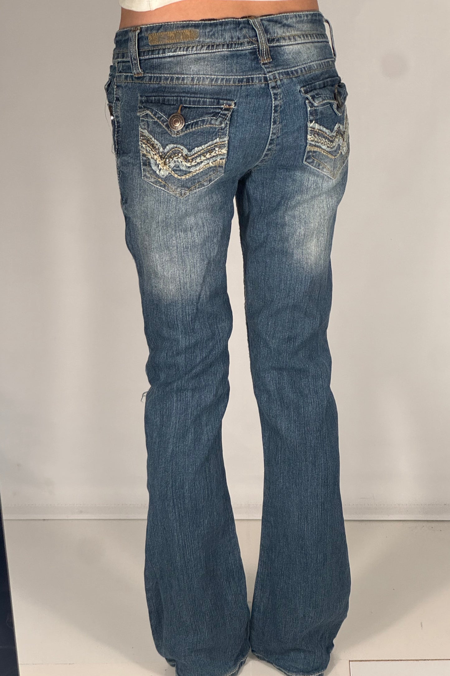 Lågmidjade jeans stl: S