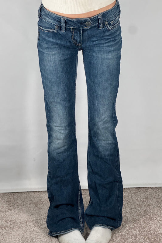 Lågmidjade jeans stl: S/M
