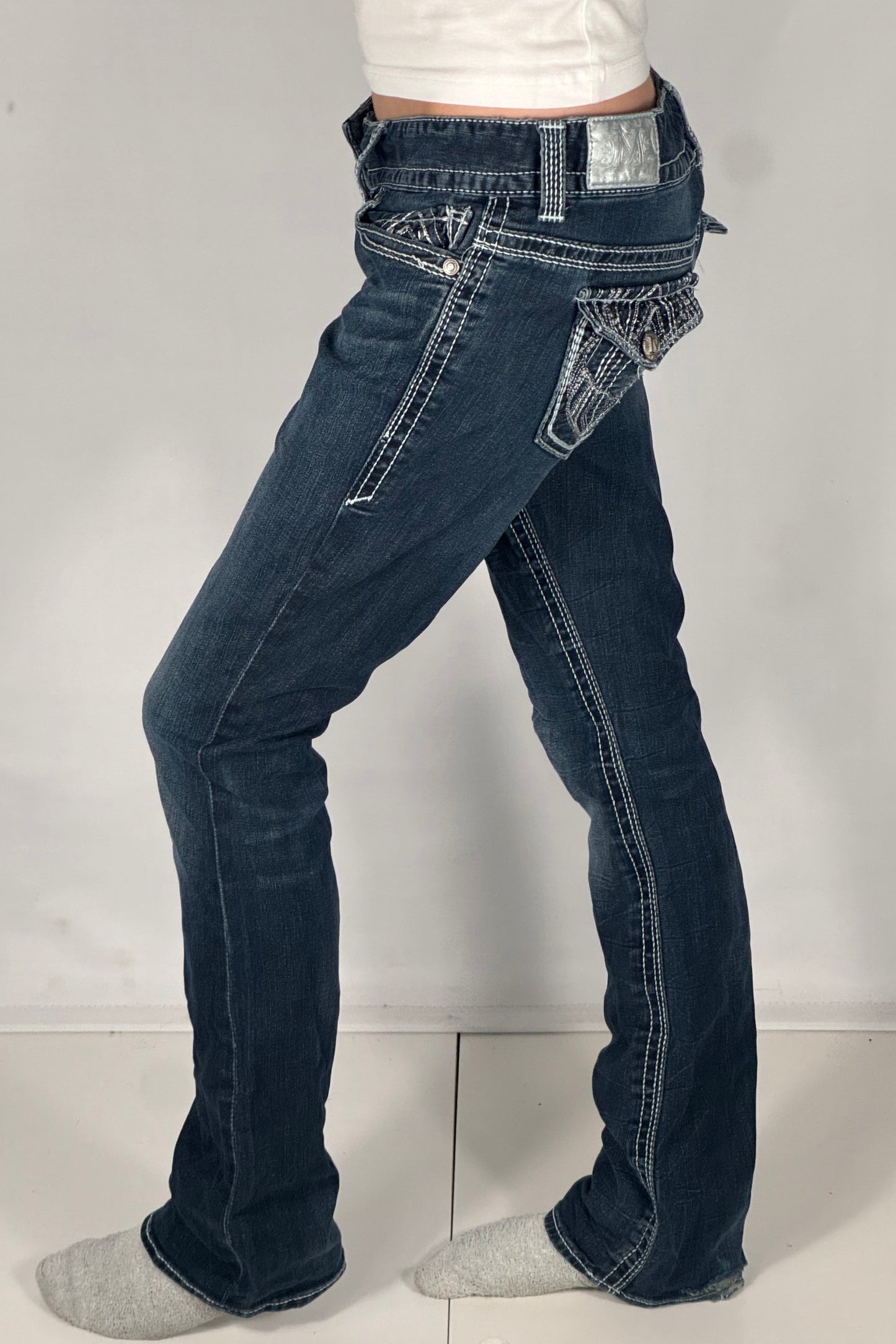 Lågmidjade jeans stl: S