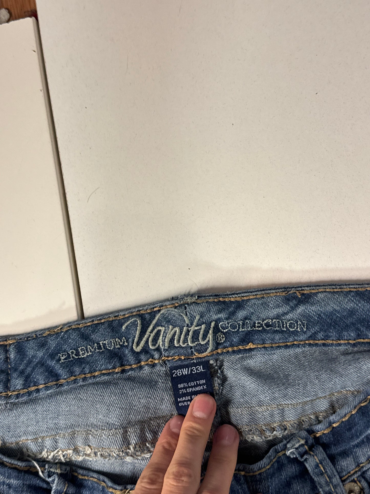 Lågmidjade jeans stl: S