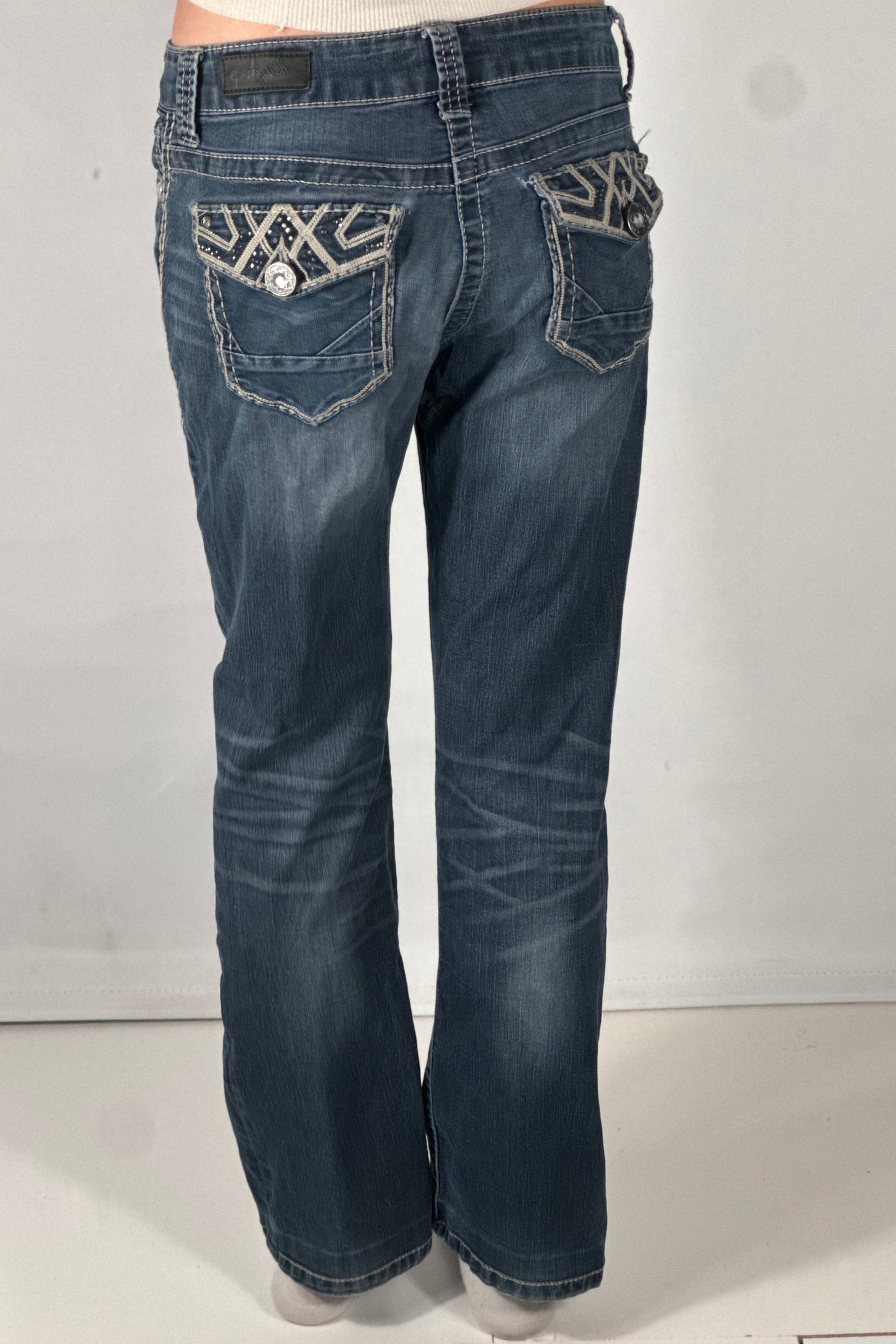 Lågmidjade jeans stl: XS