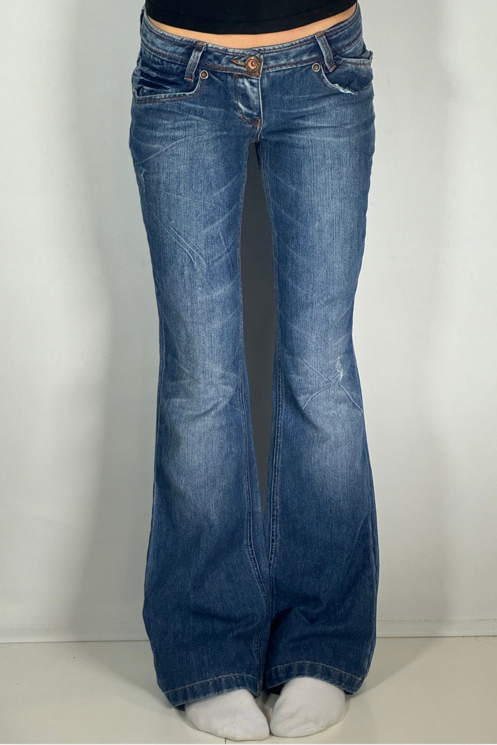 Lågmidjade jeans stl: S