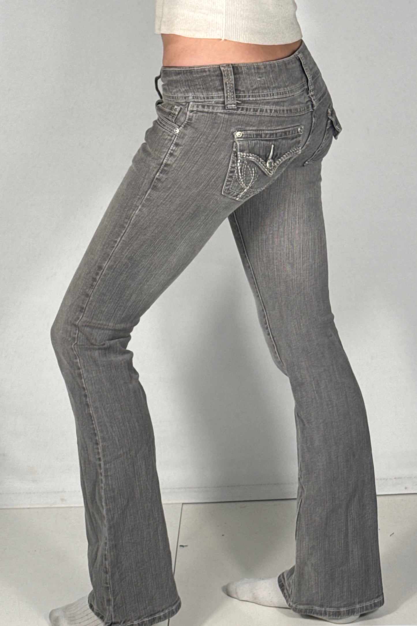 Lavlivede jeans str: XS