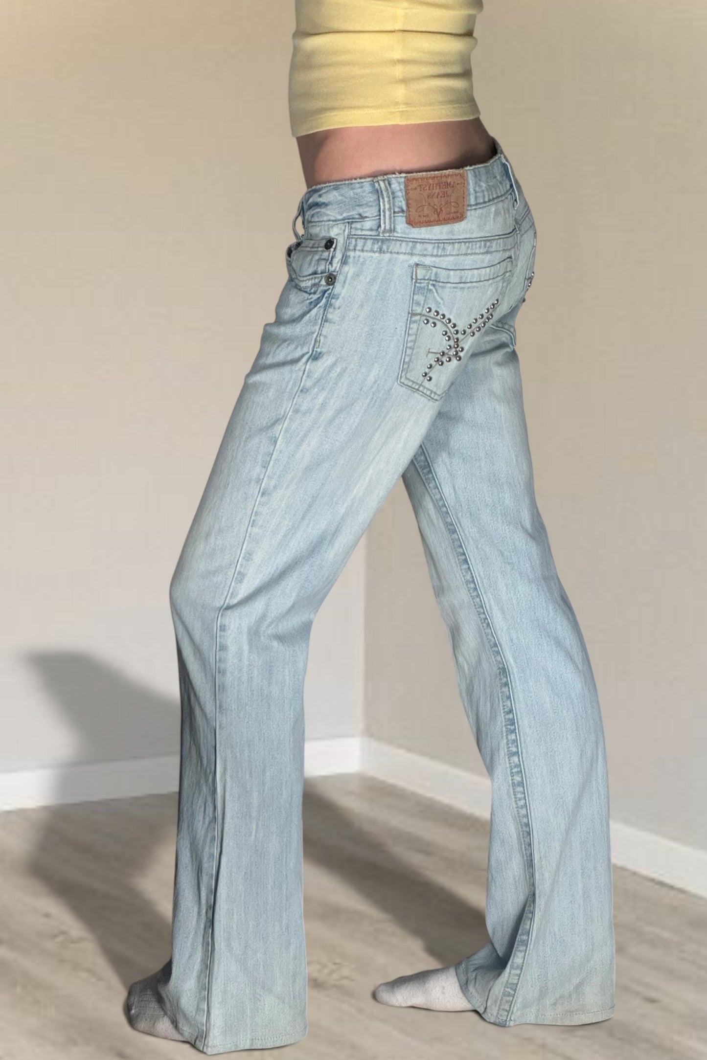 Lågmidjade jeans stl: S