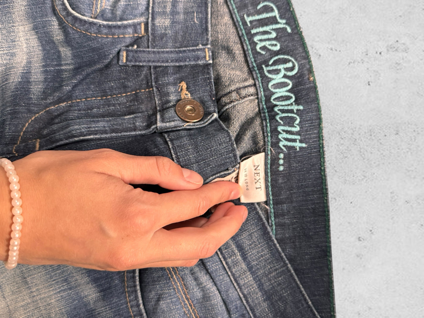 Lågmidjade jeans stl: XS