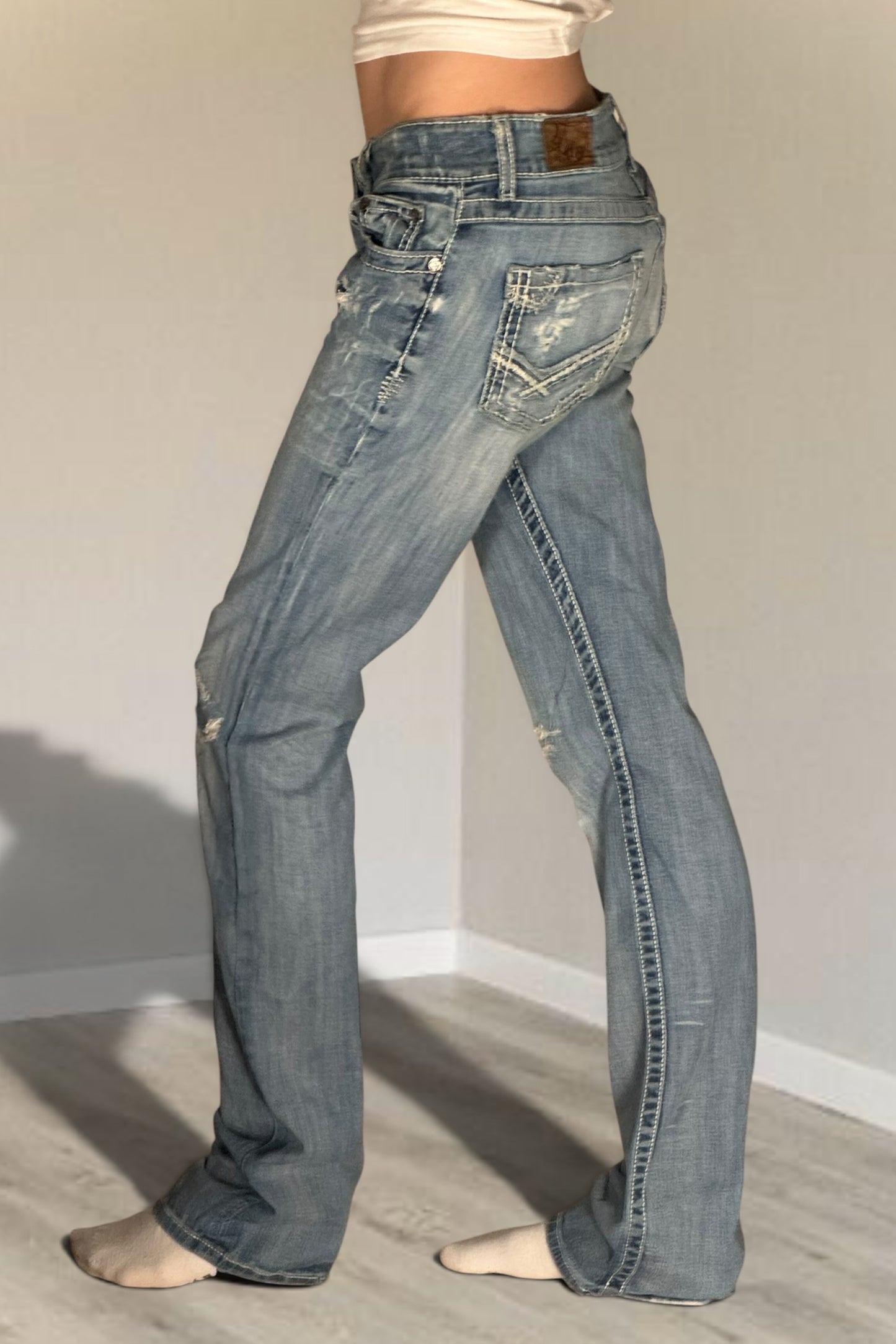 Lågmidjade jeans stl: XS/S