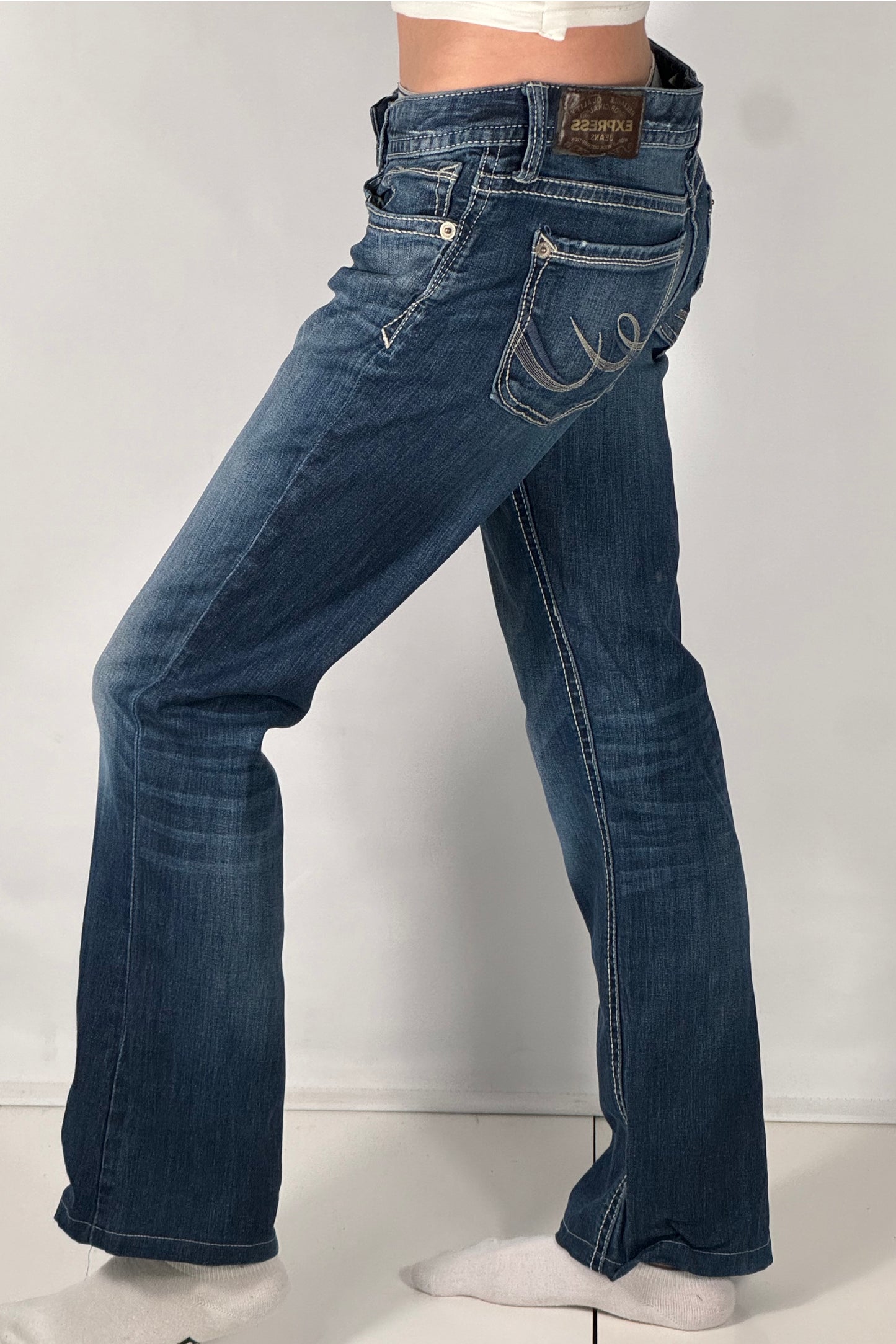 Lågmidjade jeans stl: S/M