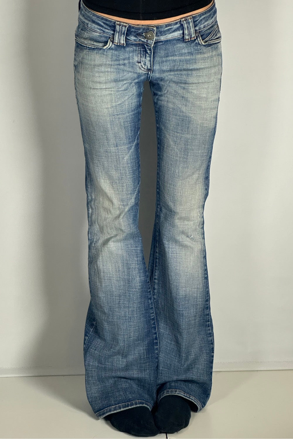 Lågmidjade jeans stl: S