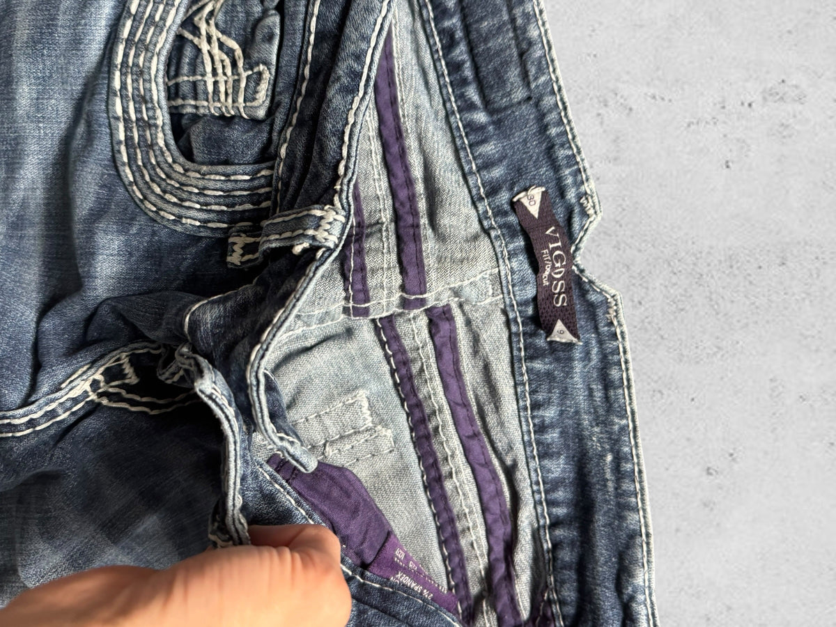 Lågmidjade jeans stl: S