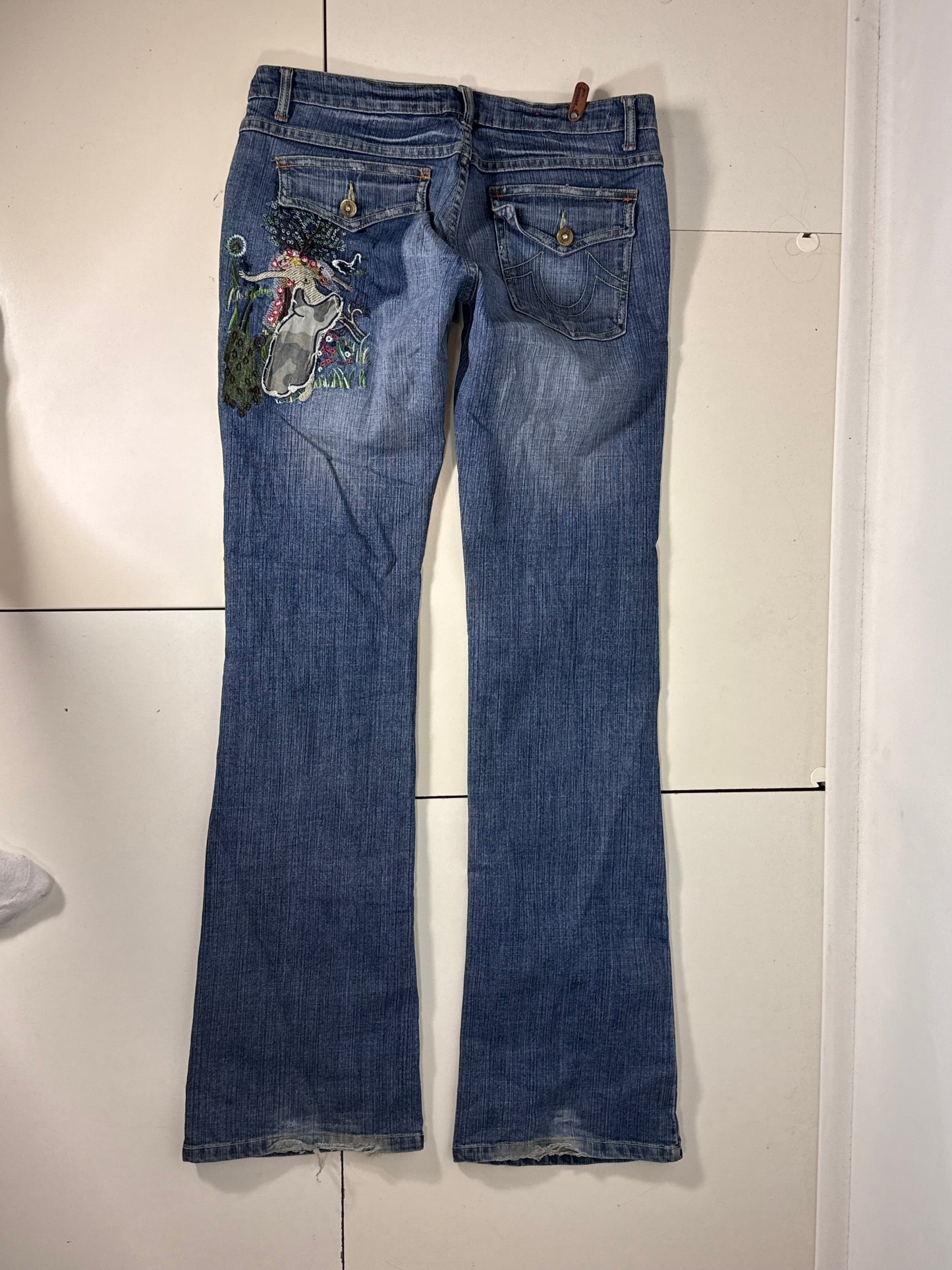 Lågmidjade jeans stl: S
