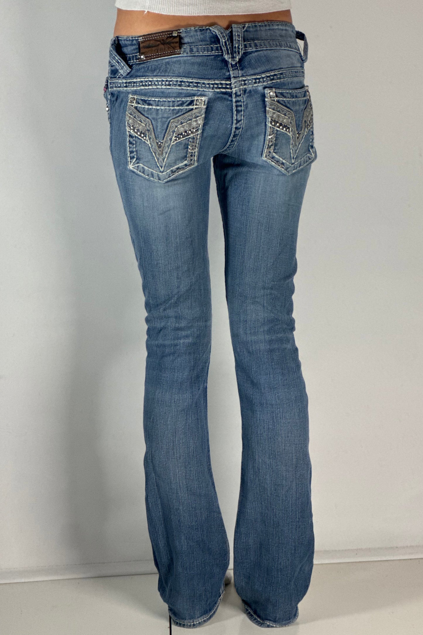 Lågmidjade jeans stl: S