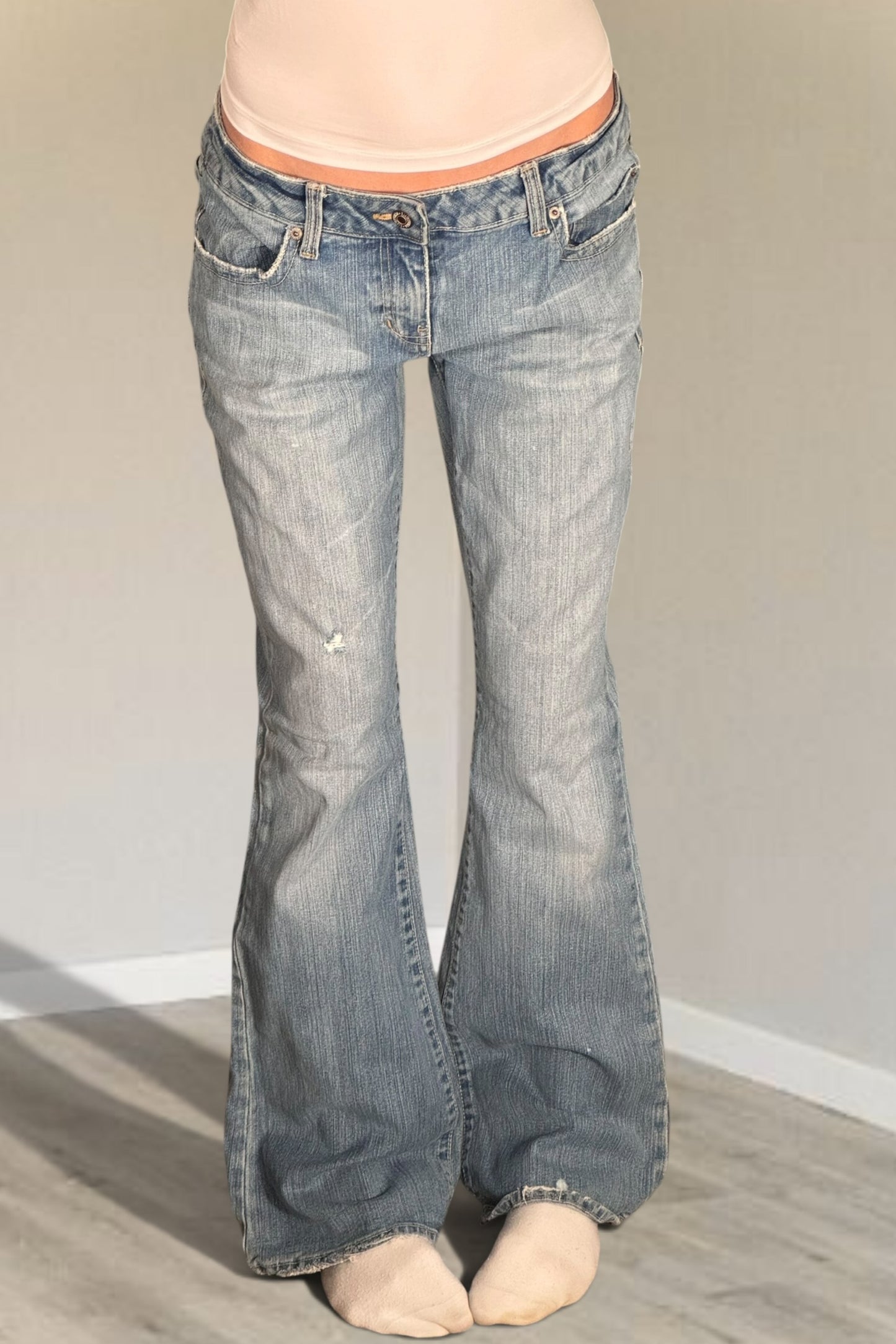 Lågmidjade jeans stl: S/M