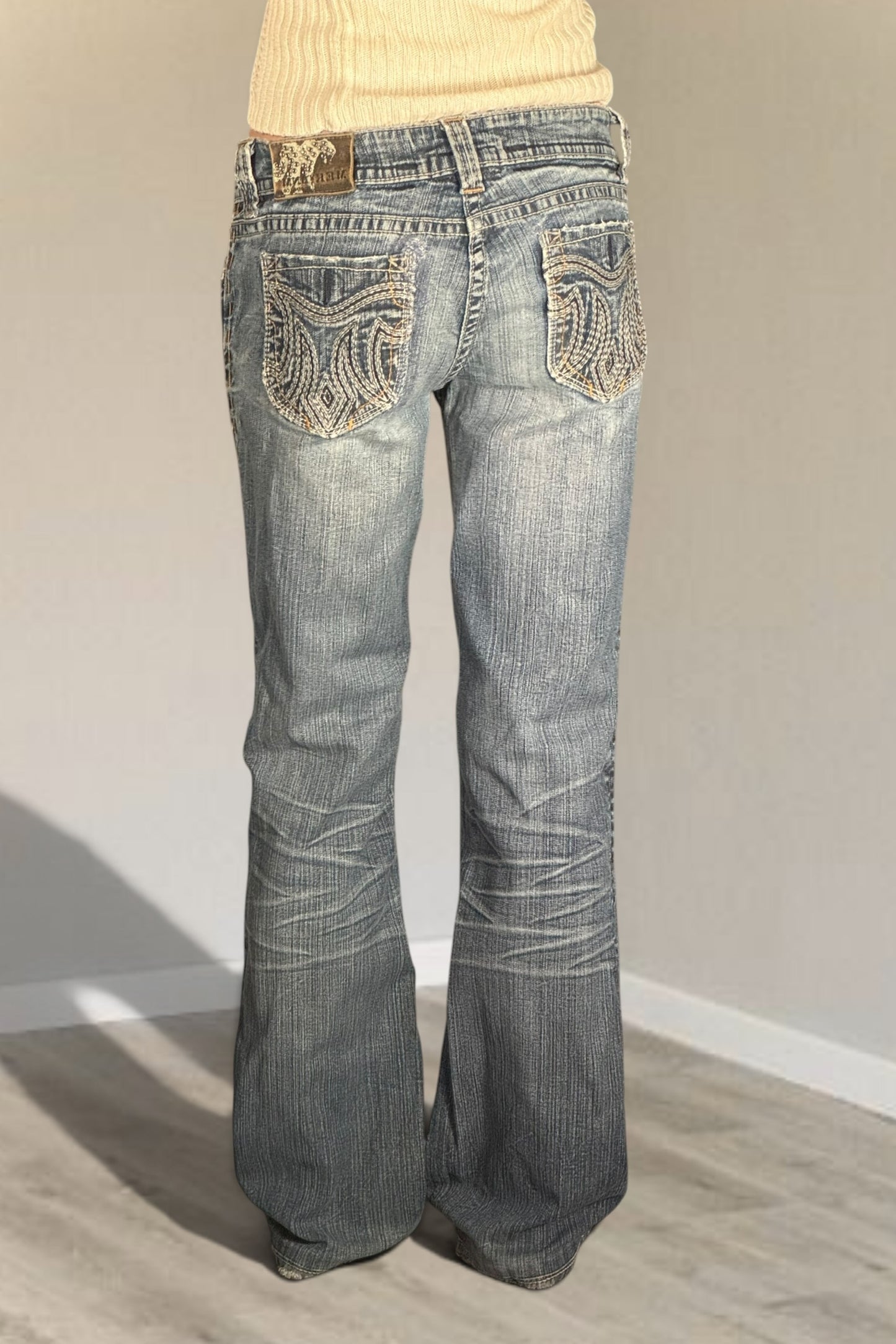 Lågmidjade jeans stl: M
