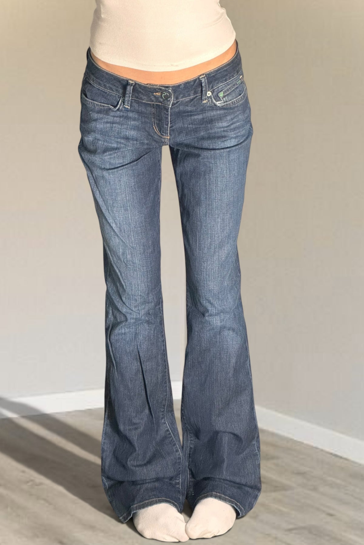 Lågmidjade jeans stl: S