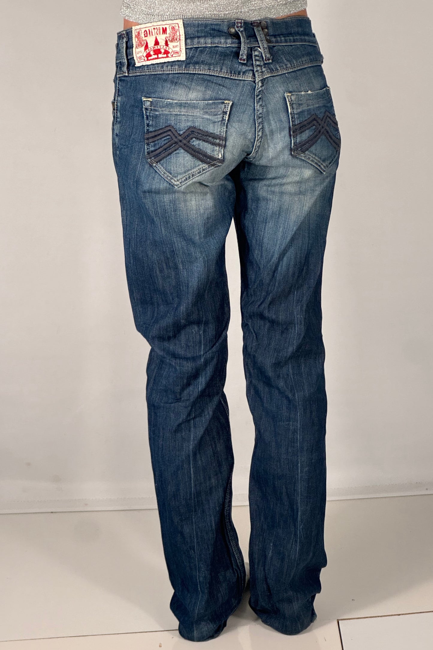 Lågmidjade jeans stl: S