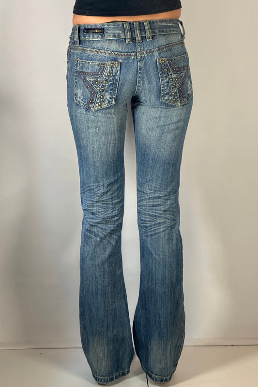 Lågmidjade jeans stl: XXS