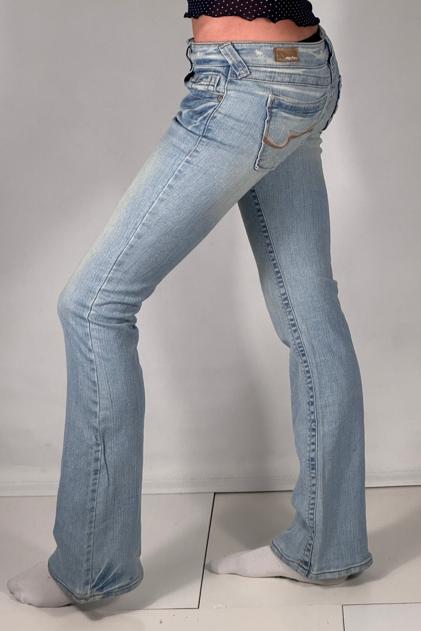 Lågmidjade jeans stl: XS