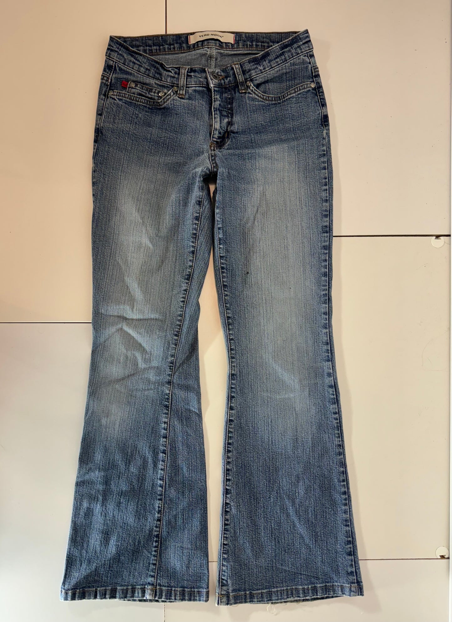 Lågmidjade jeans-stl: S
