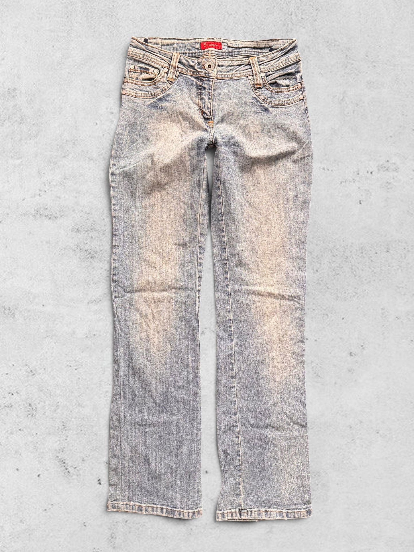 Utsvängda jeans stl: XS