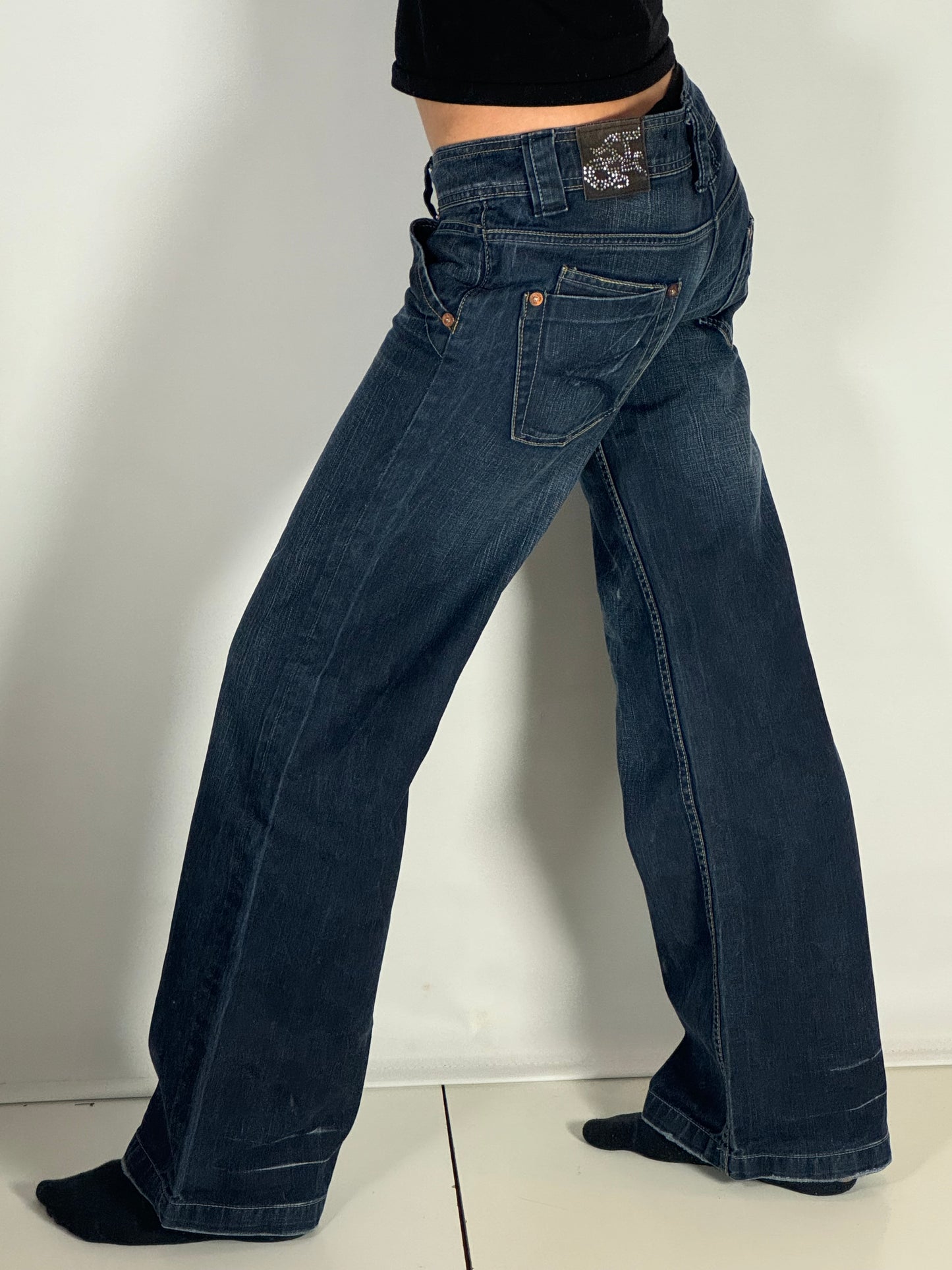 Lågmidjade jeans stl: S