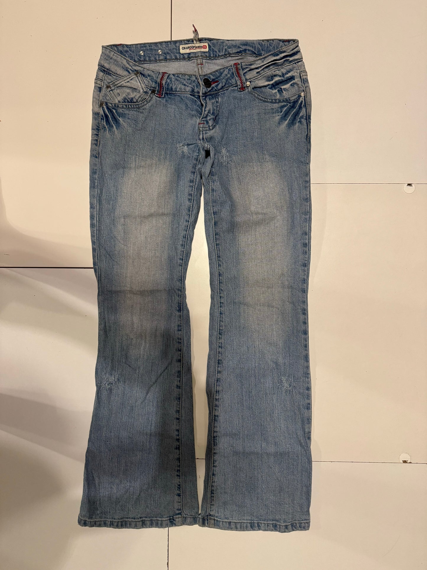 Lågmidjade jeans–stl: M