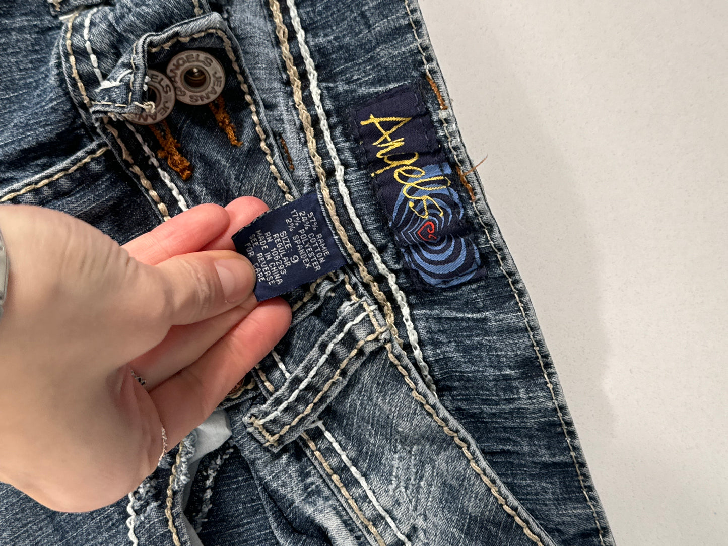 Lavtaljede jeans str: S