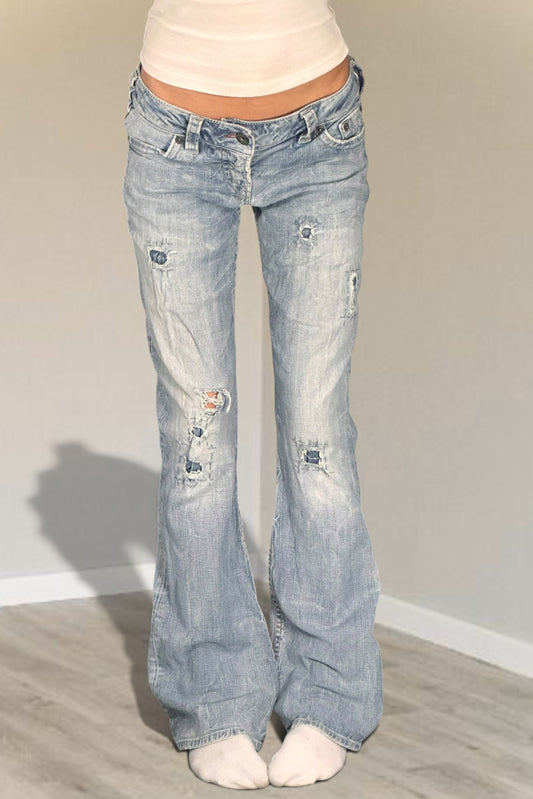 Lågmidjade jeans stl: S