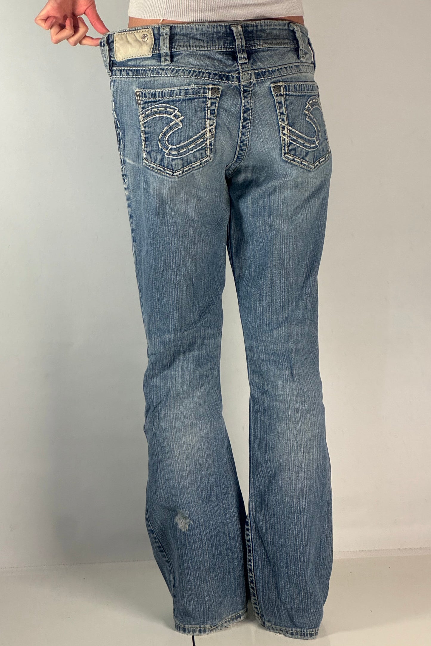 Lågmidjade jeans stl: S/M