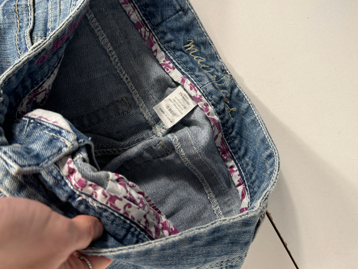 Lågmidjade jeans stl: S