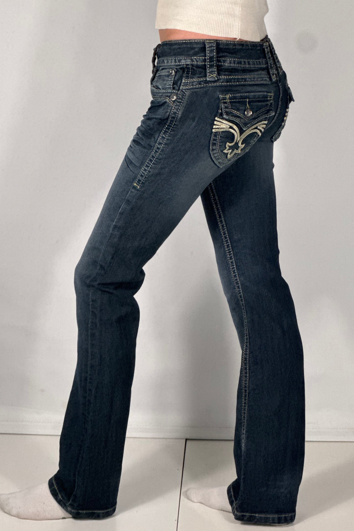 Lågmidjade jeans stl: XS