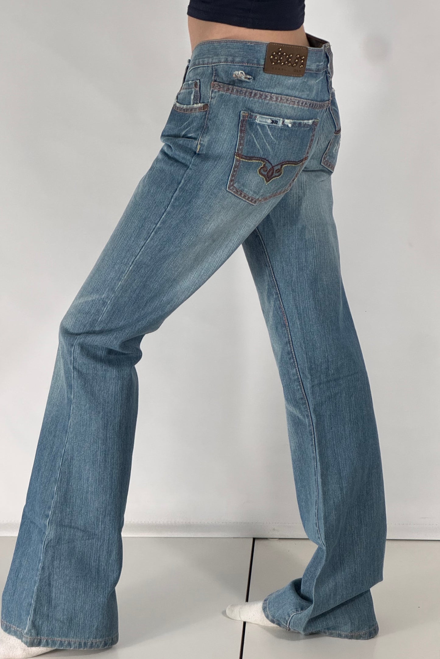 Lågmidjade jeans stl: M