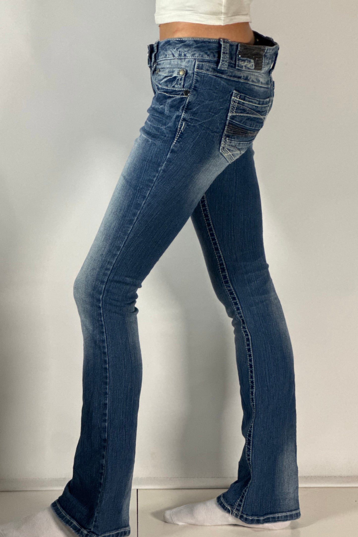 Lågmidjade jeans stl: S