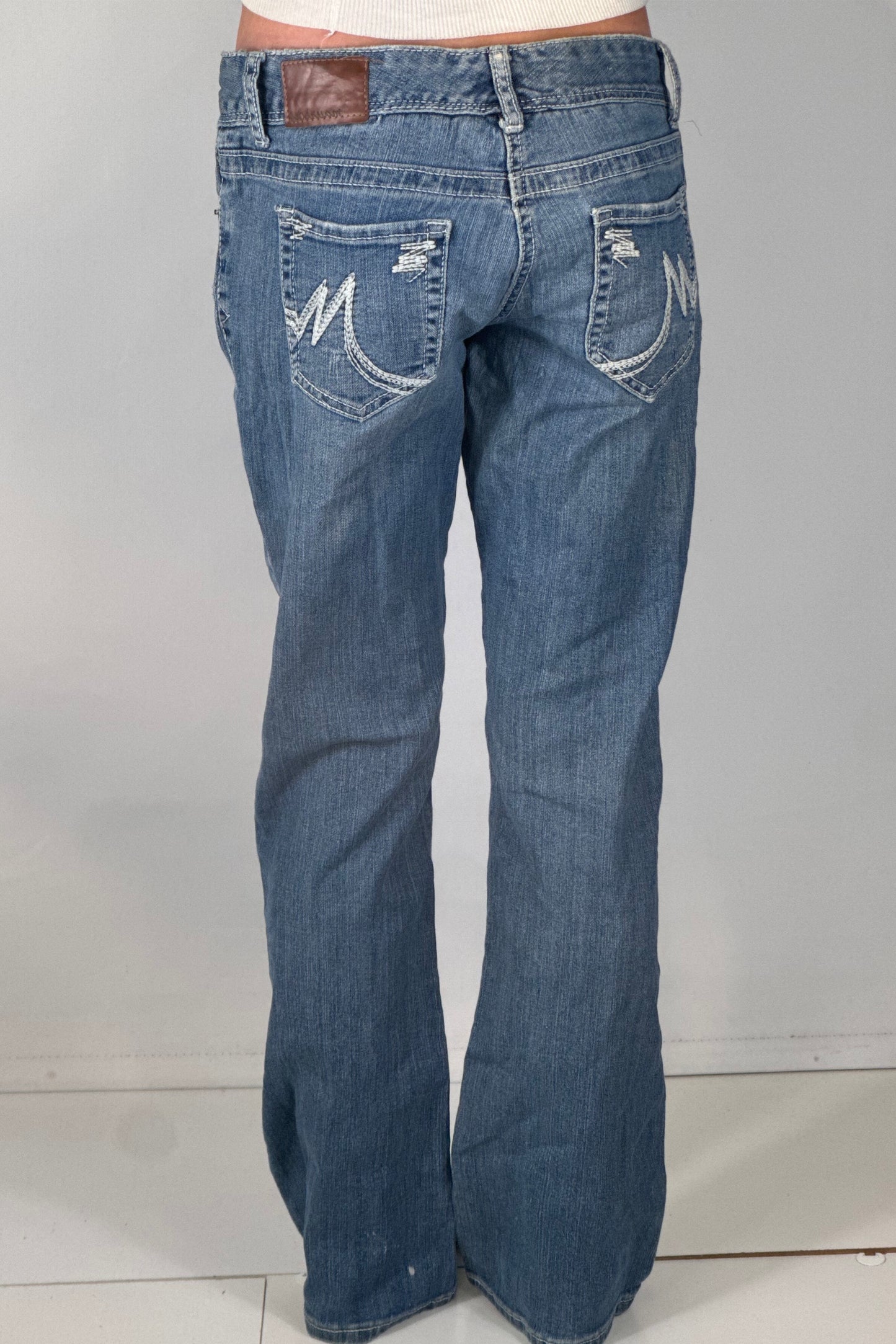 Lavtaljede jeans str: S/M