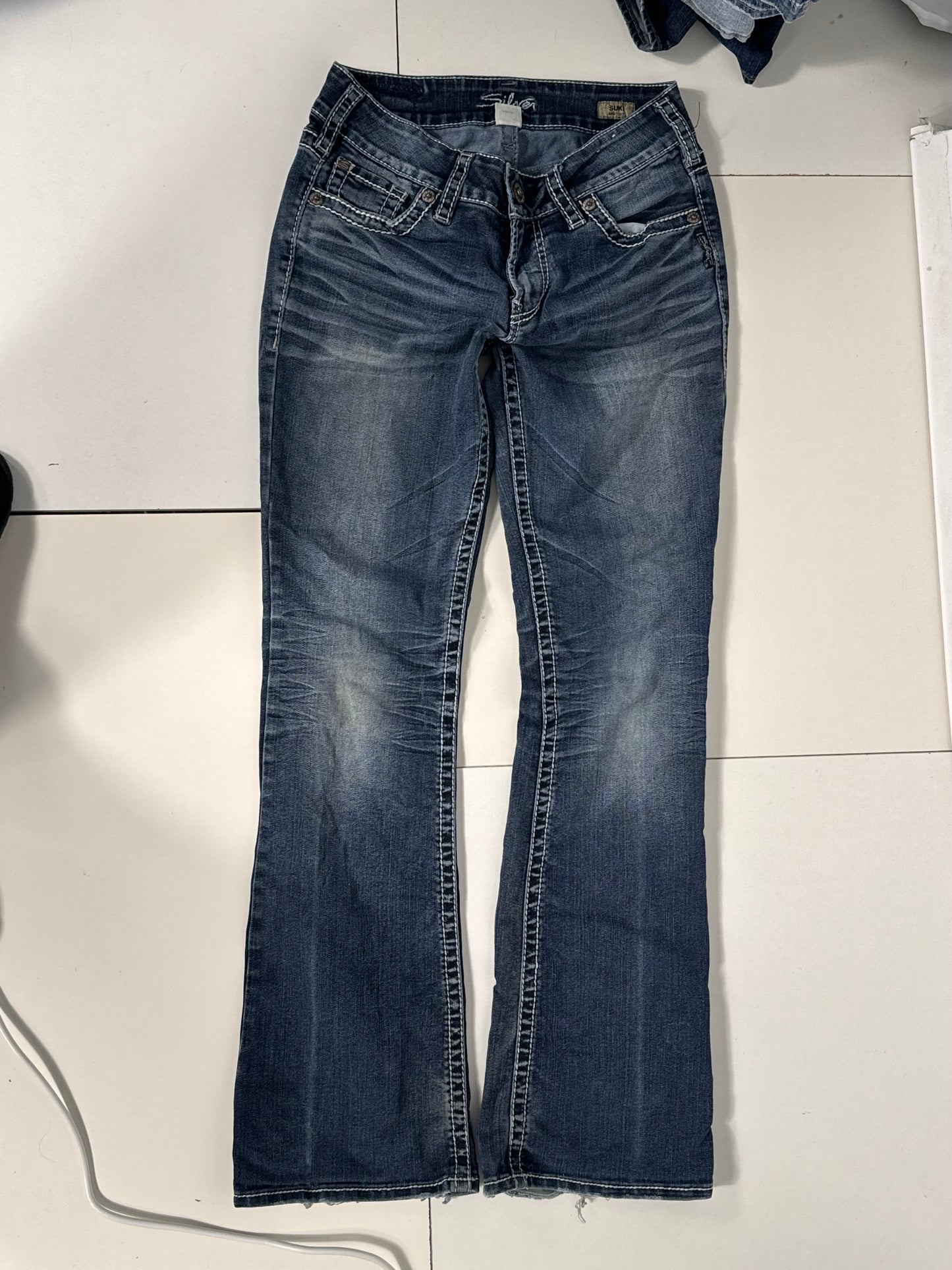 Lågmidjade jeans stl: XS