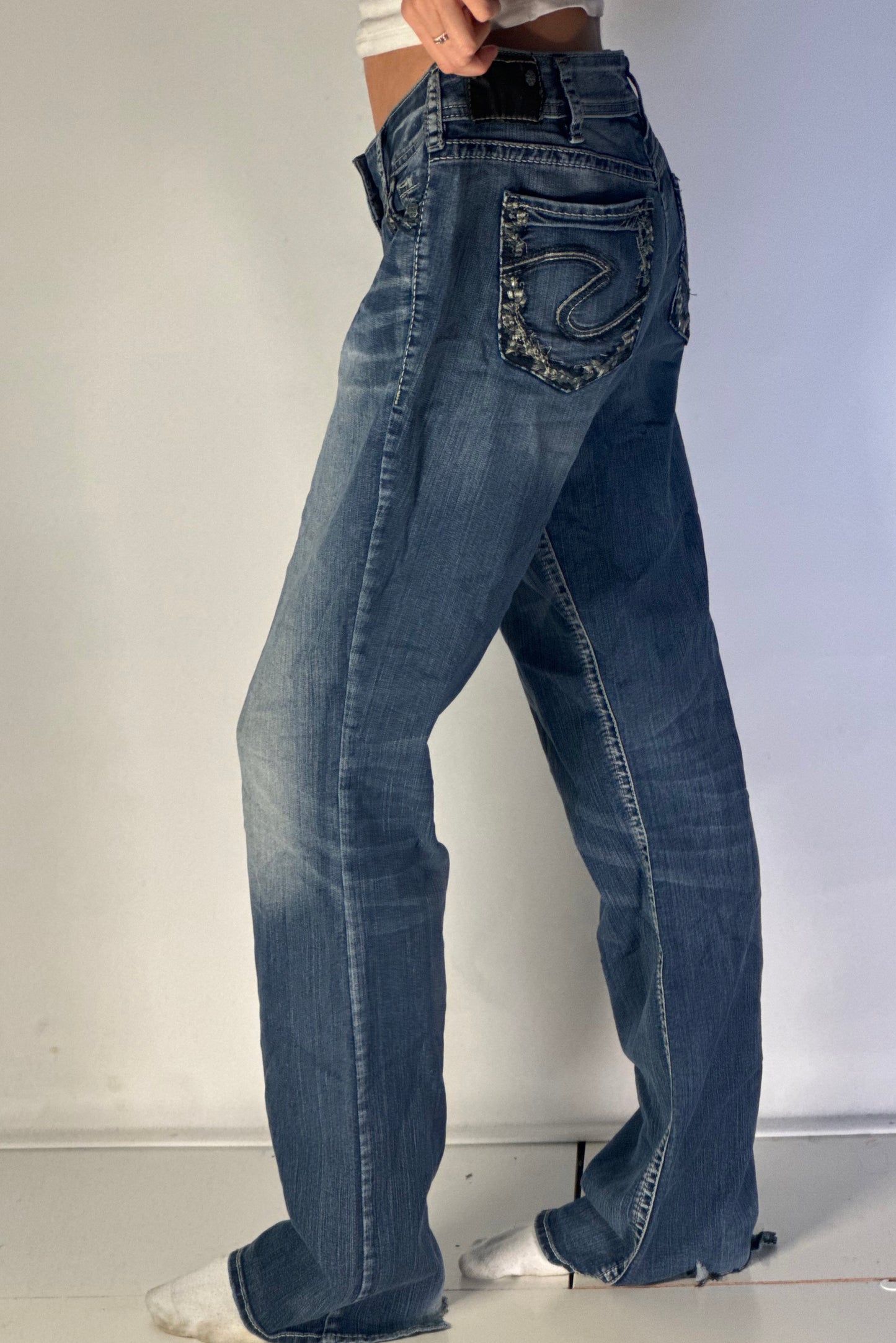 Lågmidjade jeans stl: L