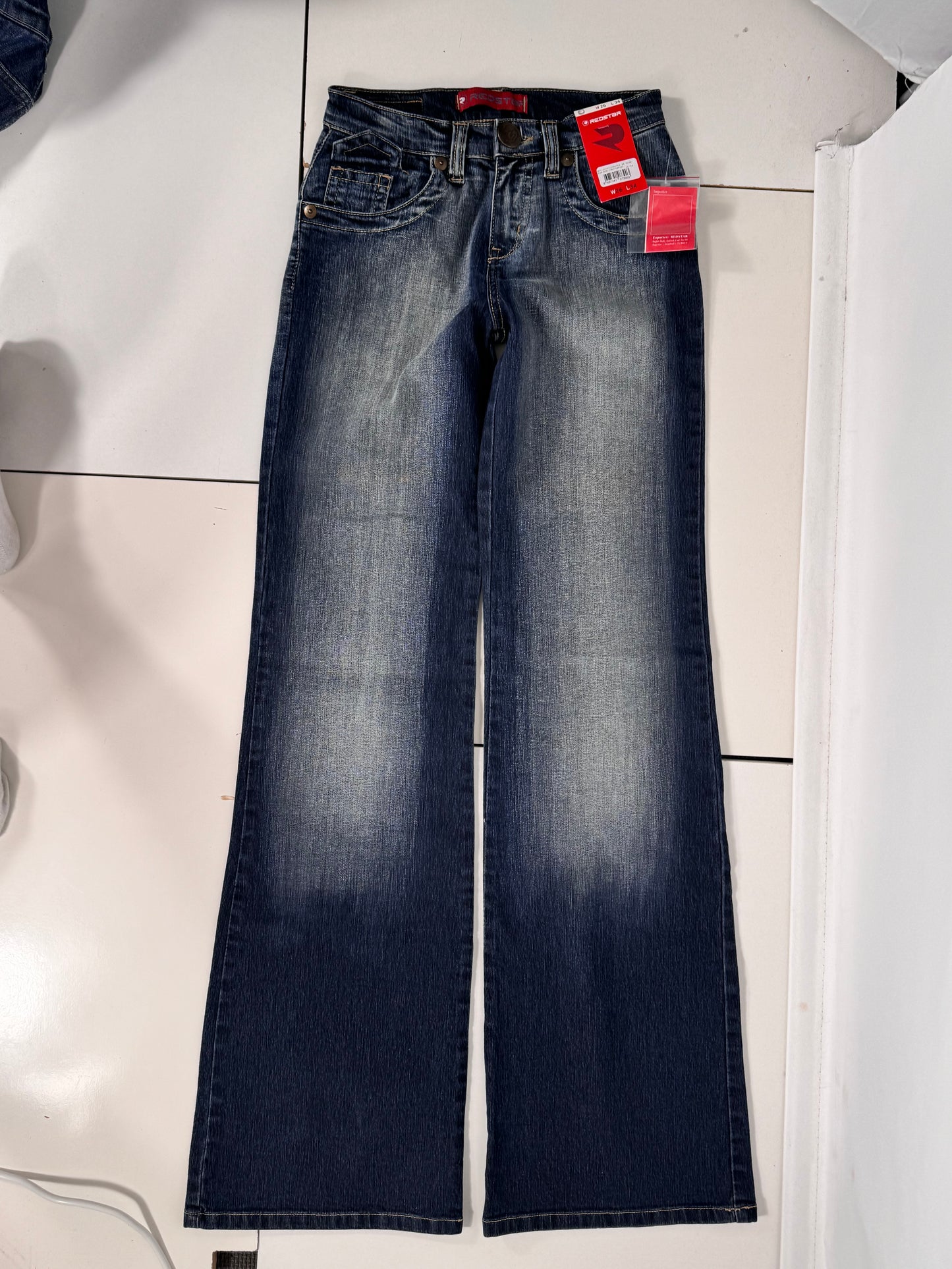 Utsvingte jeans str: XXS