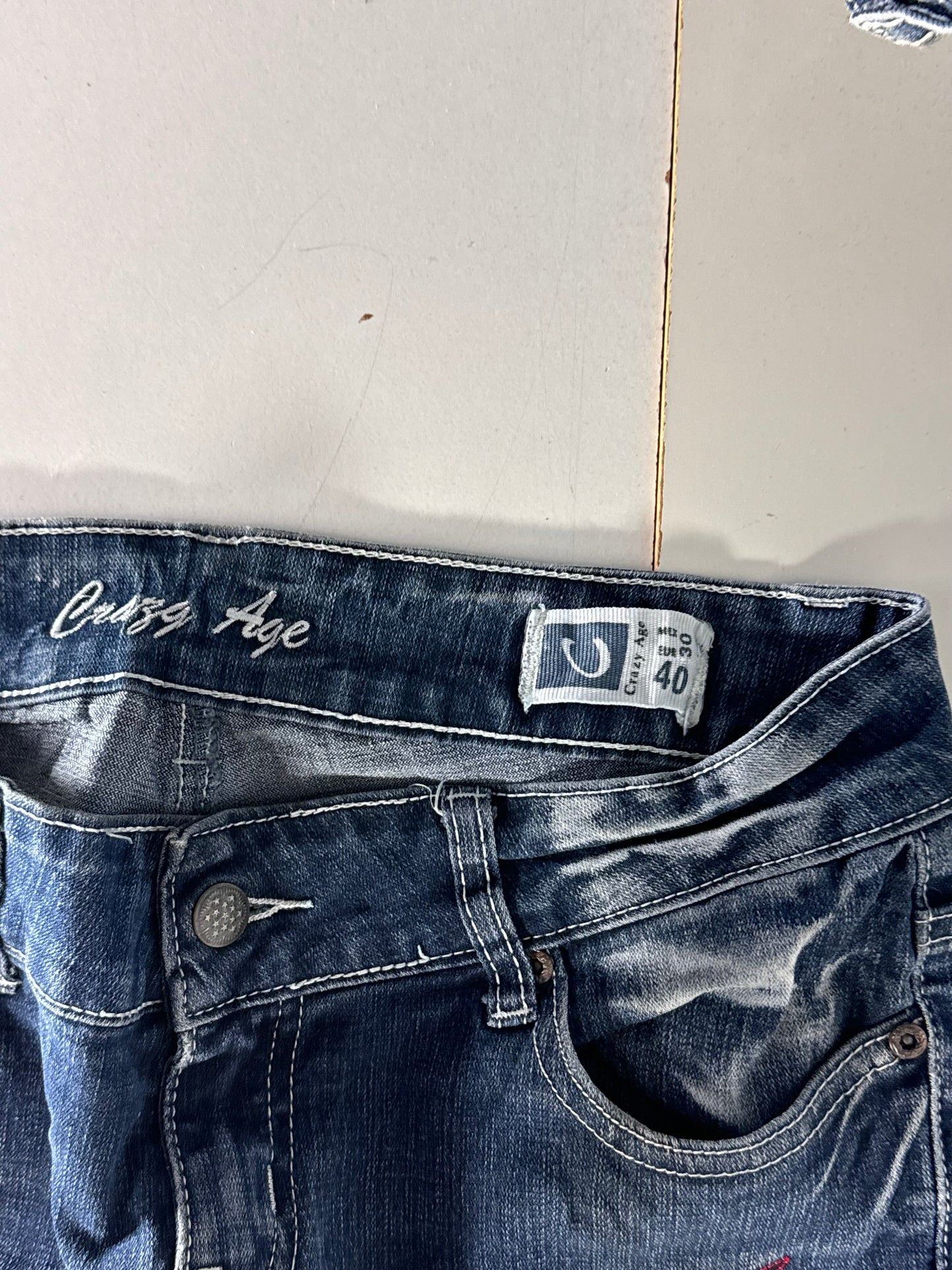 Lågmidjade jeans stl: S