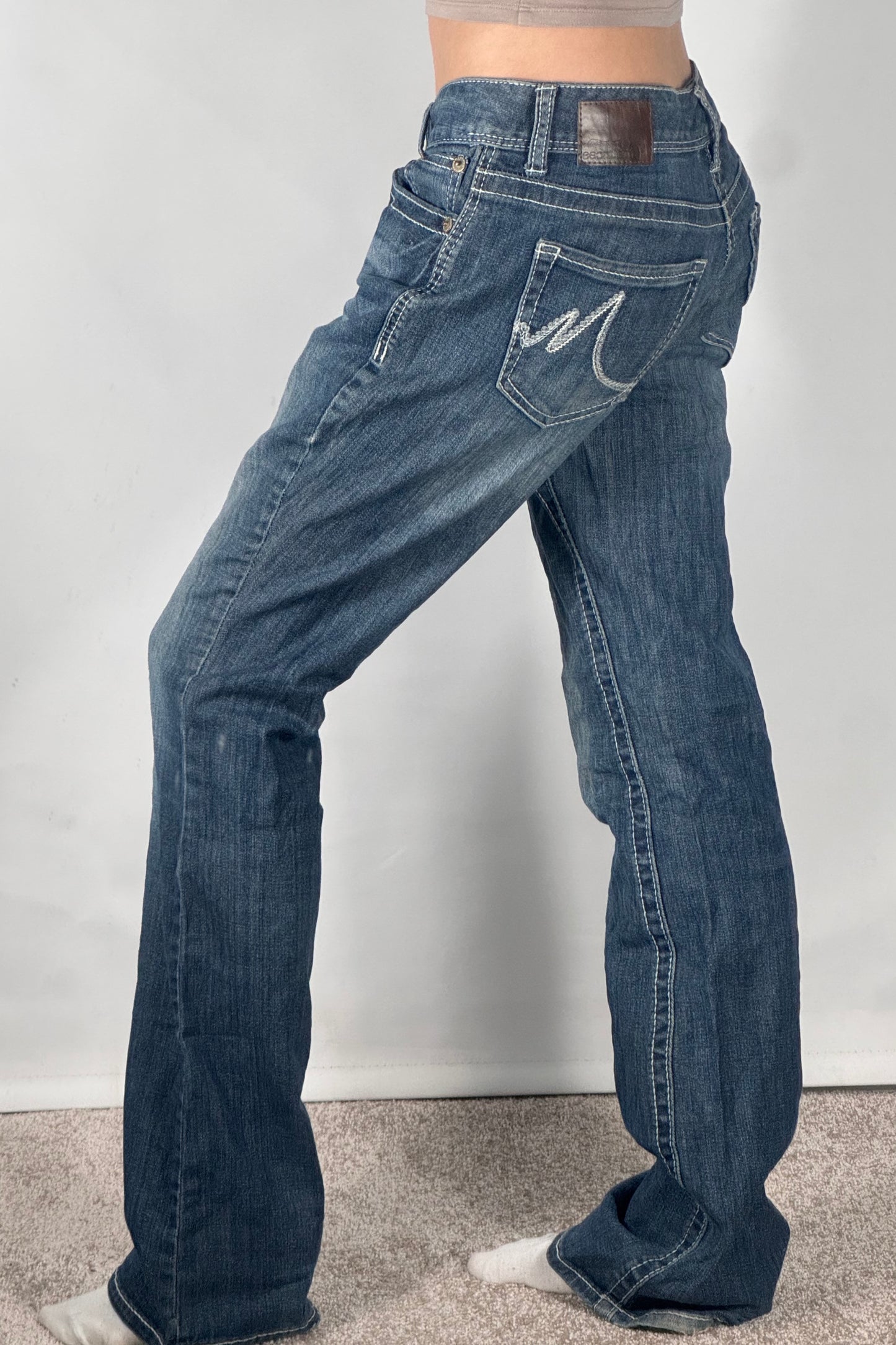 Lågmidjade jeans stl: S