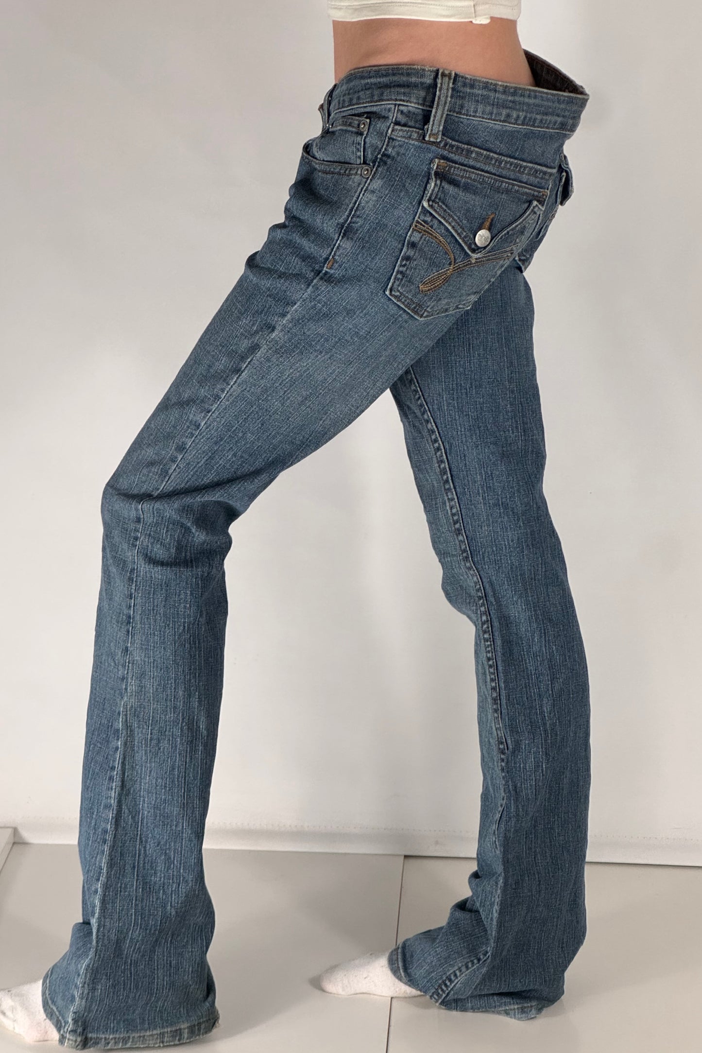 Lågmidjade jeans stl: M