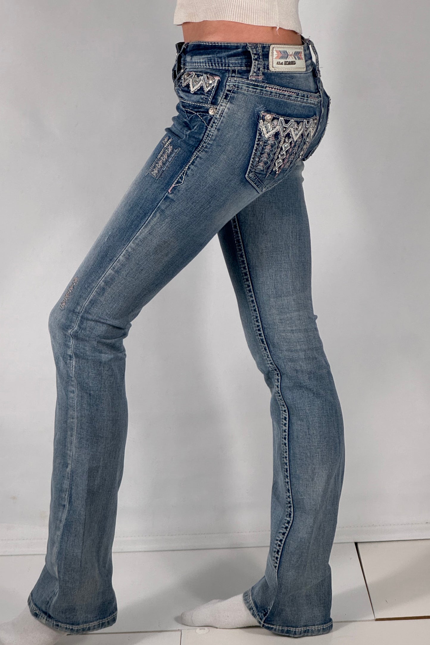 Lågmidjade jeans stl: XXS