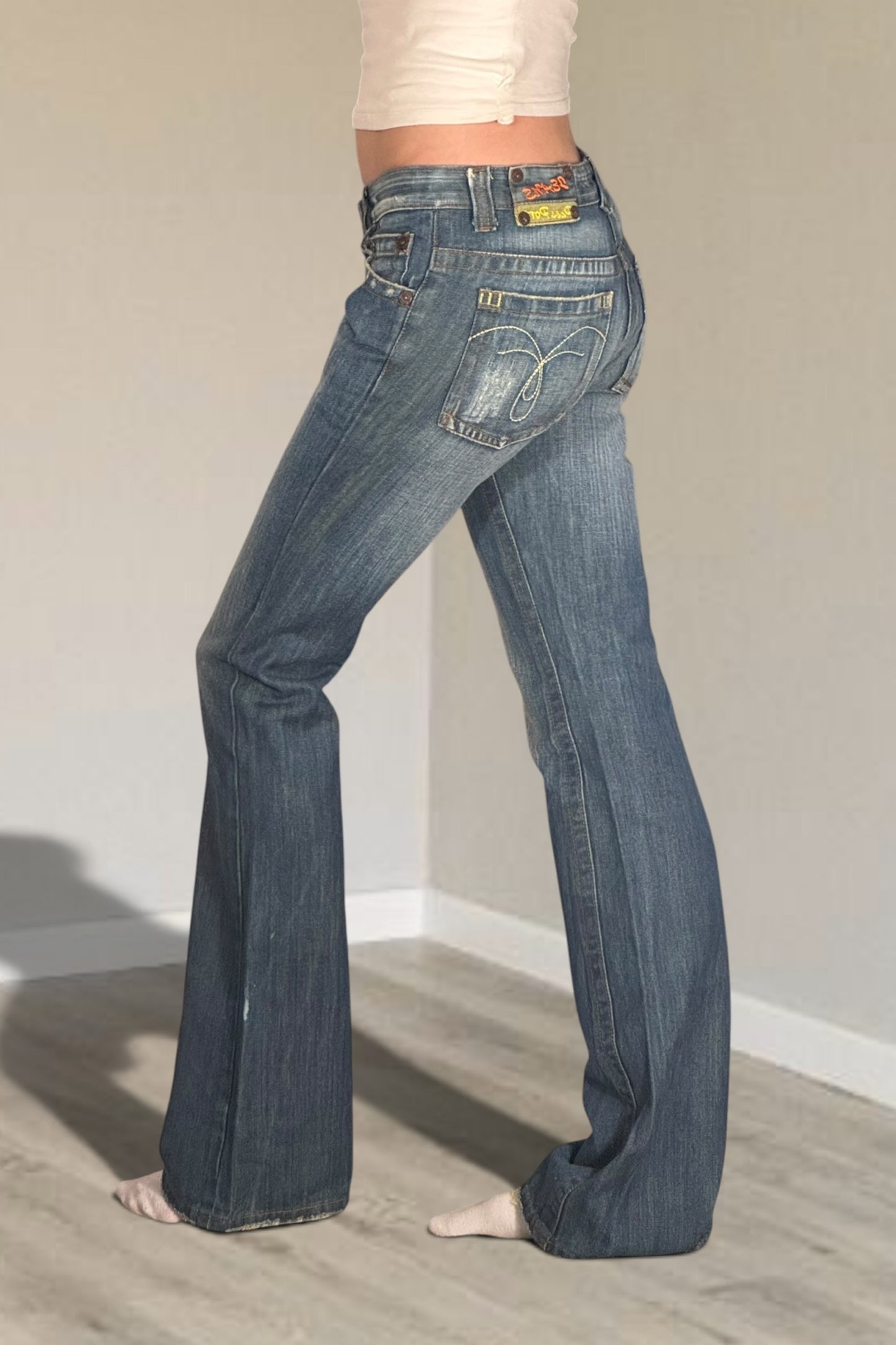 Lågmidjade jeans stl: XS