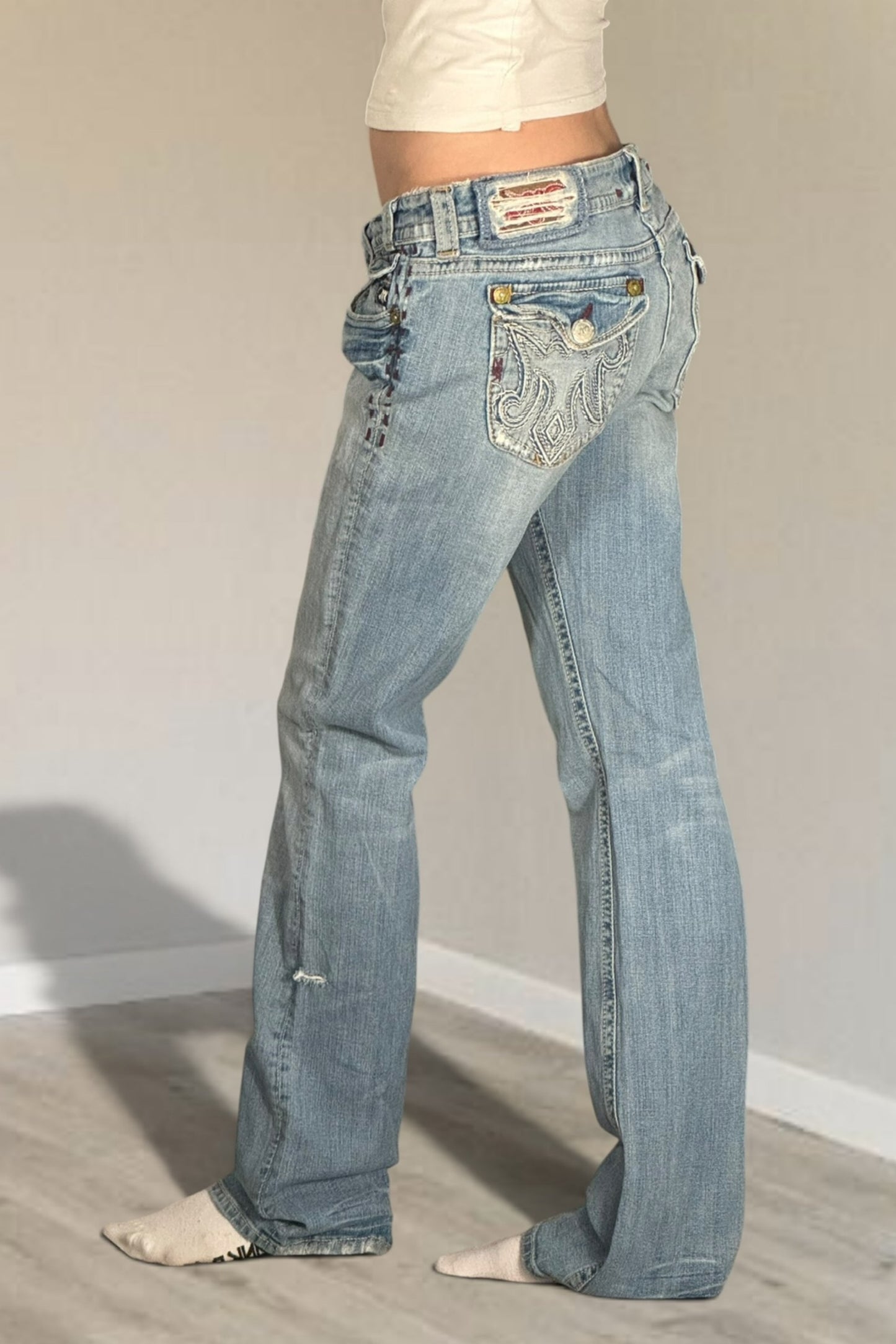 Lågmidjade jeans stl: M