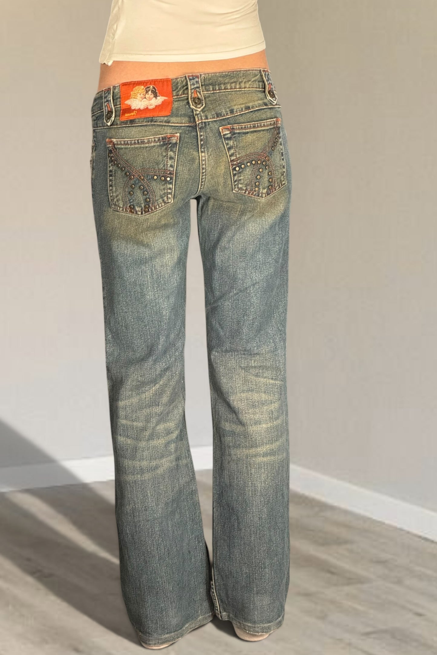 Lågmidjade jeans stl: XS