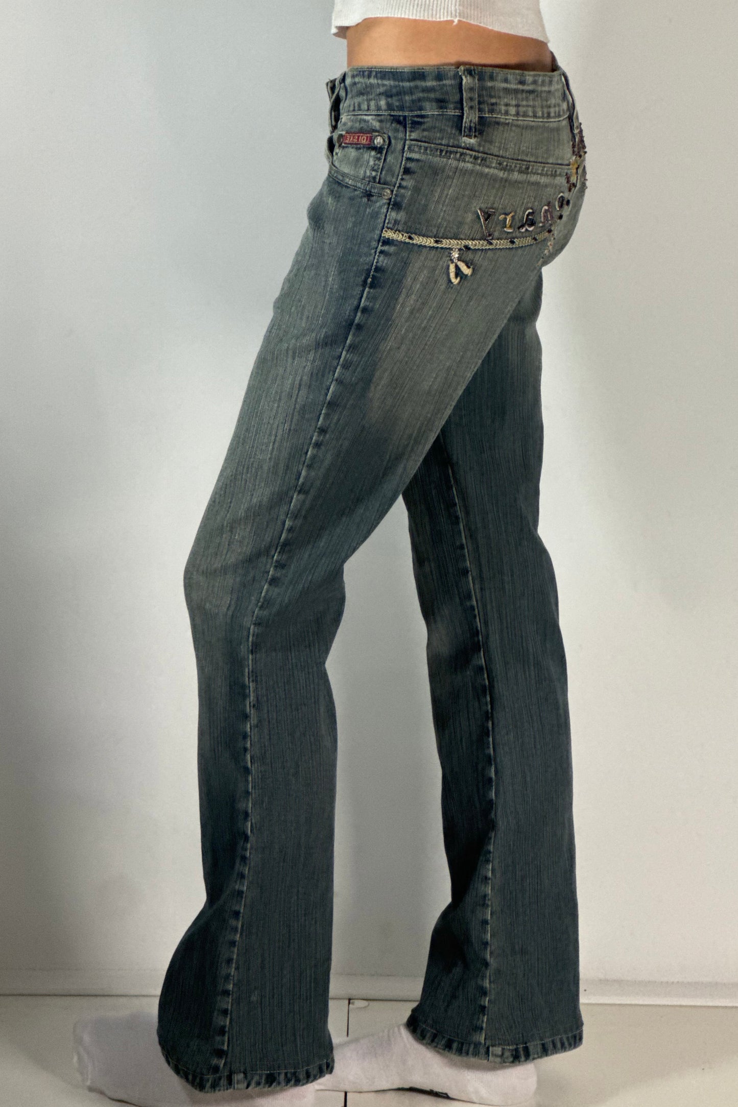 Lågmidjade jeans stl: S